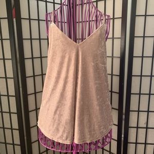 💫4/$20 Crushed Velvet Camisole, size S